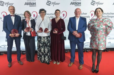 Preisträger Kategorie TV-Spielfilm, Mediatheken und Streaming: Ralph Junglas, Isabella Handke, Doris Würfel, Stefanie Schruhl, Tammo Steinmetz, Inka Friedrich