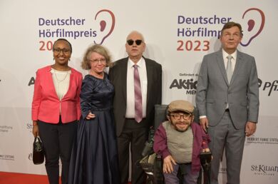 Awet Tesfaiesus, Katrin Langensiepen, Hans-Werner Lange, Raul Krauthausen und Andreas Bethke